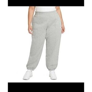 Nike Women's NSW Sportswear Essential Fleece Joggers Pants Grey Size 2X NWT